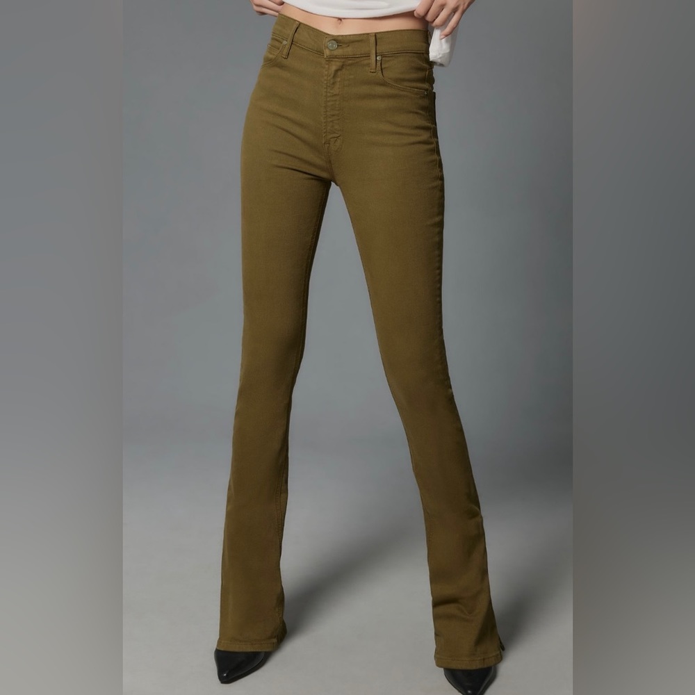 NWT MOTHER The Runaway High-Rise Slice Heel Jeans, size 32
